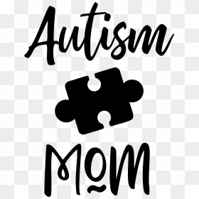 Mom Car Decal Svg, HD Png Download - autism puzzle piece png