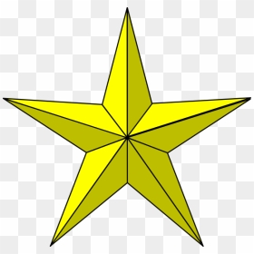 Star Christmas Clipart, HD Png Download - golden stars png