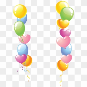 Balloon Borders Png - Party Balloon Border Png, Transparent Png - free png borders