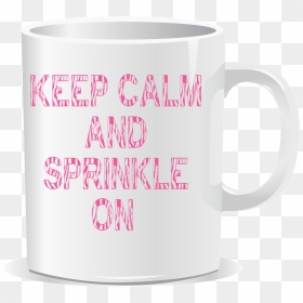 Keep Calm And Sprinkle On Pink Zebra Consultant Coffee - Mug, HD Png Download - sprinkle png