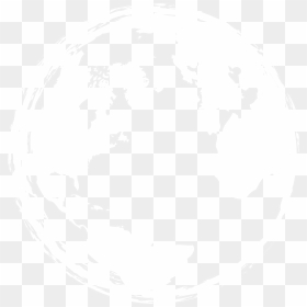 Globe Vector, HD Png Download - globe black and white png