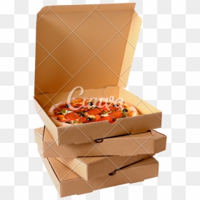 Pile Of Pizza Boxes, HD Png Download - pizza box png