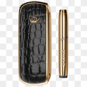 Iqos Black And Gold, HD Png Download - gold smoke png