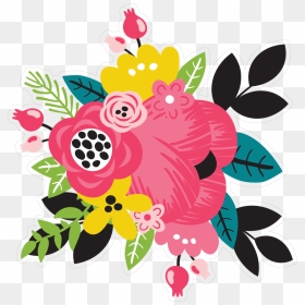 Summer Flower Bundle Print & Cut File - Clip Art, HD Png Download - summer flowers png