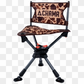Heavy Duty Hunting Swivel Stool, HD Png Download - folding chair png