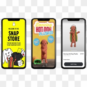 Wersm Snapchat Store Dancing Hot Dog - Snapchat Dancing Hot Dog Plushie, HD Png Download - snapchat hotdog png