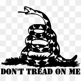 Dont Tread On Me File Size - Black Dont Tread On Me, HD Png Download - don't tread on me png