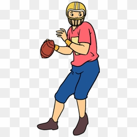 How To Draw Football Player - Drawing, HD Png Download - american football player png