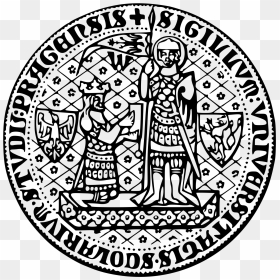 Transparent Mayan Clipart - Charles University Prague Logo, HD Png Download - aztec calendar png