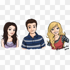 Icarly Scribble By Hanatenshi - Icarly Fan Art, HD Png Download - icarly png