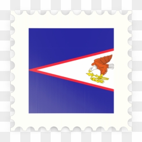 Postage Stamp Icon - American Samoa Flag, HD Png Download - mail stamp png