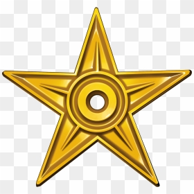 Barnstar Of Diligence Hires, HD Png Download - glowing star png