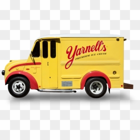 Vintage Ice Cream Truck Png Clipart - Yarnell's, Transparent Png - ice cream truck png