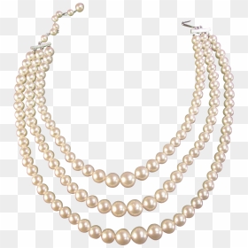 Necklace Clipart Pearl Strand - Pearls Necklace Clipart Transparent, HD Png Download - pearl necklace clipart png