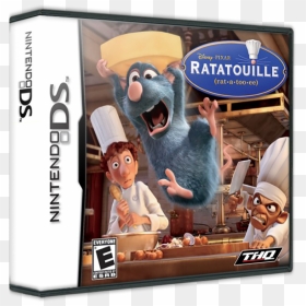Ratatouille - Box - Front Ratatouille - Box - 3d - - Ratatouille Ds Game, HD Png Download - ratatouille png