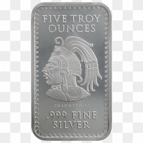 5 Oz Aztec Calendar Silver Bar, HD Png Download - aztec calendar png