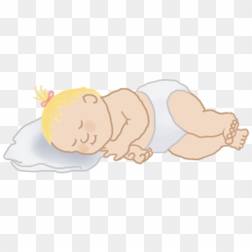 Baby Girl Blond Hair With Bow Clip Art - Cartoon, HD Png Download - blond hair png