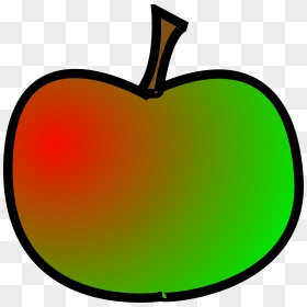 Transparent Apples Clipart - Red And Green Apple Clipart, HD Png Download - bitten apple png