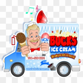 Bucks Ice Cream Truck , Png Download - Bucks Ice Cream Truck, Transparent Png - ice cream truck png