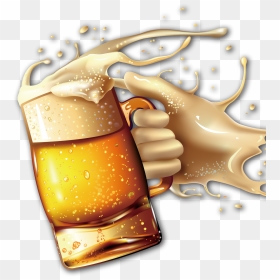 Free Clipart Apple Beer Image Freeuse Free Beer Draught - Draft Or Beer Cheers, HD Png Download - beer splash png