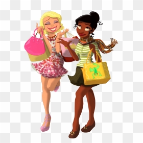 Tiana And Lottie Modern Disney Au Commission By @witchytwinzy - Tiana, HD Png Download - princess tiana png