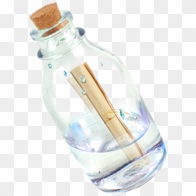 Thumb Image - Bottle With Message Png, Transparent Png - message in a bottle png