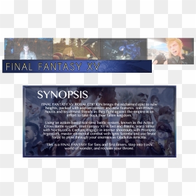 Screenshot, HD Png Download - final fantasy 15 png