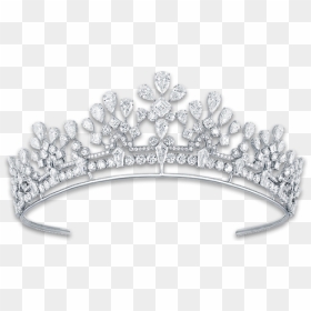 Graff Tiara, HD Png Download - silver princess crown png