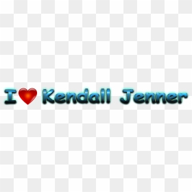 Kendall Jenner Heart Name Transparent Png - Graphic Design, Png Download - kendall jenner png