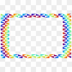 Rainbow Borders And Frames - Page Borders Children, HD Png Download - rainbow border png