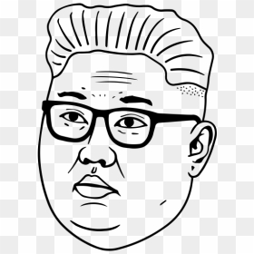Draw Kim Jong Un, HD Png Download - kim jong un face png