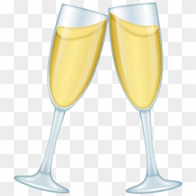 Champagne Glass Emoji Png, Transparent Png - champagne emoji png