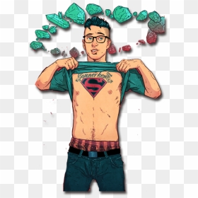 #superboy #superhero #connerkent #cartoon #boy #people - Tattoo Boy Png, Transparent Png - superboy png