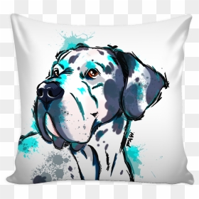 Great Dane Pillow Cover - Cushion, HD Png Download - great dane png
