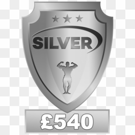 Emblem, HD Png Download - silver shield png