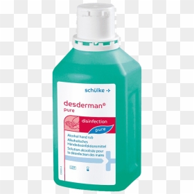 Liquid Hand Sanitizer Png Free Download - Desderman Pure 500ml, Transparent Png - hand sanitizer png