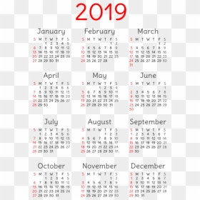 2019 Calendar Transparent Png , Png Download - Transparent Png Calendar 2019 Png, Png Download - aztec calendar png