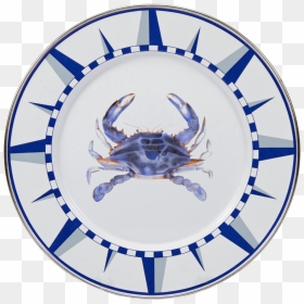 Se07 Blue Crab Dinner Plate - Plate, HD Png Download - blue crab png