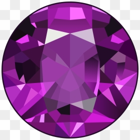 Gem Clipart Pink Gem - Gem Png, Transparent Png - purple diamond png