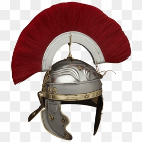 Late Roman Ridge Helmet Galea Centurion Imperial Helmet - Centurion Helmet, HD Png Download - roman helmet png