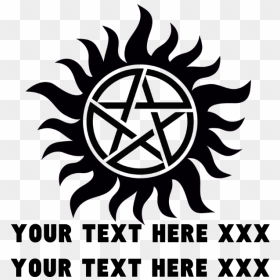 Supernatural Symbols , Png Download - Supernatural Anti Possession Tattoo, Transparent Png - supernatural symbol png