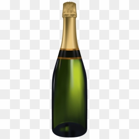 Clipart Explosion Champagne - Champagne Bottle No Label, HD Png Download - champagne emoji png