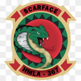 Hmla 367 Insignia - Hmla 367, HD Png Download - attack helicopter png