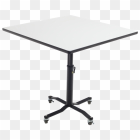 Amtab Cbsq36 Mobile Ez Tilt Square Cafe Table 36 Inch - Coffee Table, HD Png Download - cafe table png