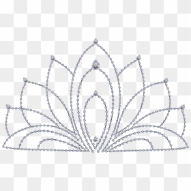 Tiara & Crown Clipart Image Tiara Crown Clip Art - Шаблон Диадемы, HD Png Download - silver princess crown png