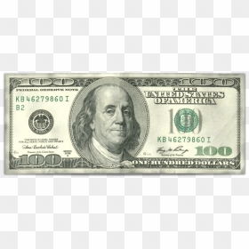 $100 - 100 Dollar Bill Gif, HD Png Download - 100 bill png