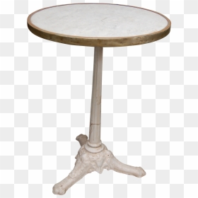 French Cafe Table White C1910 , Png Download - Outdoor Table, Transparent Png - cafe table png