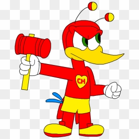 Woody Woodpecker As El Chapulin Colorado By - Dibujo De El Chapulin Colorado, HD Png Download - woody woodpecker png