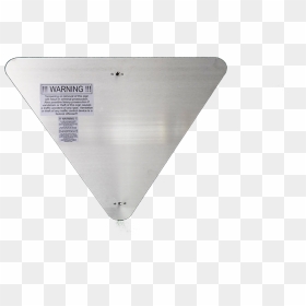 Flashing Yield Sign - Triangle, HD Png Download - yield sign png