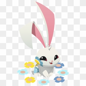 Image Renovated Art Png - Animal Jam Bunny, Transparent Png - cute bunny png